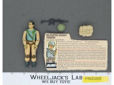 Airborne V1 100% Complete G.I. Joe 1983 Hasbro Vintage Action Figure