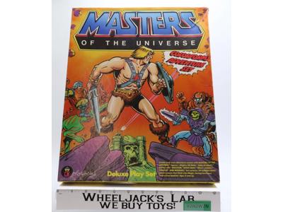 He-Man 100% Complete Masters of the Universe 1983 Colorforms Deluxe Playset