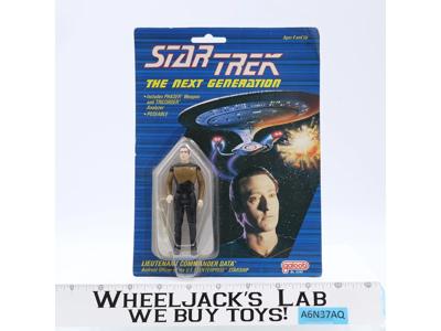 Lieutenant Commander Data Star Trek The Next Generation 1988 Galoob NEW MOSC