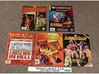 WWF Lot of 5 SUMMERSLAM Event Program Souvenir Edition ORIGINAL1989-1993