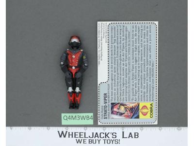 Strato-Viper V1 100% Complete G.I. Joe 1986 Hasbro Vintage Action Figure