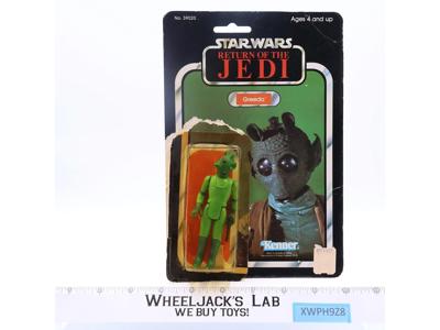 Greedo 100% Complete 77 Back-A SPAIN Hard Torso Star Wars 1983 PBP Action Figure