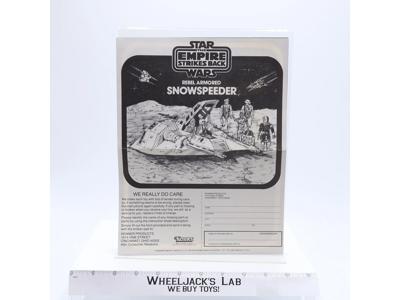 Rebel Armored Snowspeeder Instructions Manual ORIGINAL 1980 Star Wars Kenner