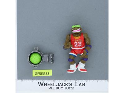 Slam Dunkin' Don 100% Complete Teenage Mutant Ninja Turtle 1991 Playmates Action