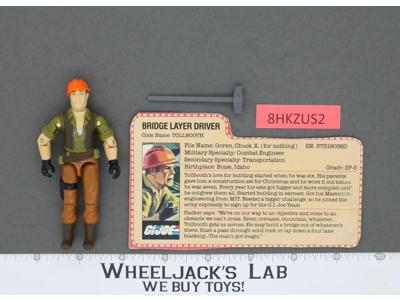 Tollbooth V1 100% Complete G.I. Joe 1985 Hasbro Vintage Action Figure