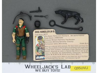 Mutt V1 100% Complete G.I. Joe 1984 Hasbro Vintage Action Figure
