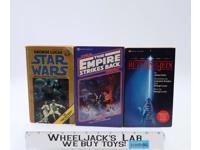 Star Wars Trilogy 3 PB Book LOT SW ESB ROTJ Glut Kahn Lucas Vintage 70s 80s