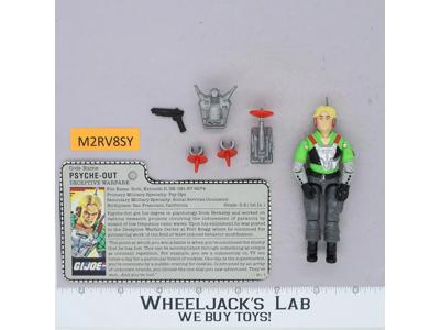 Psyche-Out V1 100% Complete G.I. Joe 1987 Hasbro Vintage Action Figure
