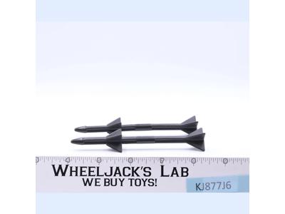 Skystriker XP-14F Sparrow Missiles x2 1983 GI Joe Hasbro Action Figure Vehicle