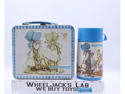 Holly Hobbie 1979 Metal Lunchbox w/ Thermos Aladdin Industries Vintage