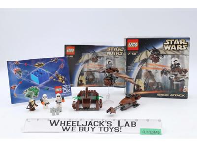 #7139 Ewok Attack 100% Complete W/ Box & Instructions Lego 2002 Star Wars