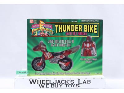 Thunder Bike W/Red Ranger MMPR Power Rangers 1994 Bandai NEW MISB SEALED