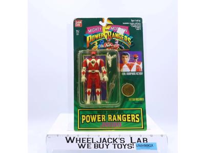 Auto Morphin Jason Red Ranger Mighty Morphin Power Rangers 1994 Bandai NEW MOSC