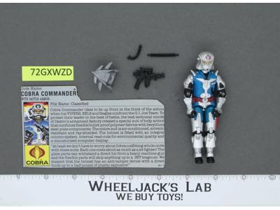 Cobra Commander V3 100% Complete G.I. Joe 1987 Hasbro Vintage Action Figure