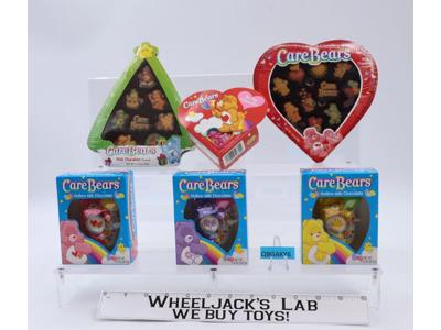 Lot of 6 Care Bears Valentines Candy & Chocolate Bears American Greetings NEW