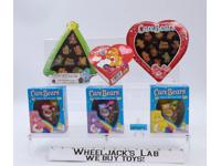 Lot of 6 Care Bears Valentines Candy & Chocolate Bears American Greetings NEW