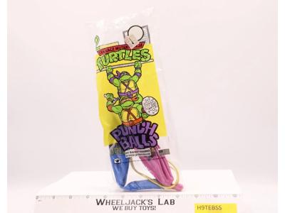 Punch Balls Balloons Teenage Mutant Ninja Turtles 1989 Blue Bird NEW SEALED
