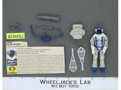 Snow Serpent V1 100% Complete G.I. Joe 1985 Hasbro Vintage Action Figure