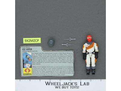 Ice Viper V1 100% Complete G.I. Joe 1987 Hasbro Vintage Action Figure