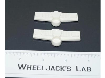 Ultra Magnus 2x White Trailer Connector Tabs Clips 1986 Vintage G1 Transformers