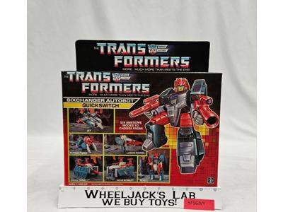 Quickswitch 100% Complete W/BOX & INSERT G1 Transformers MIB UNUSED STICKERS