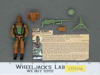 Road Block V1 100% Complete G.I. Joe 1984 Hasbro Vintage Action Figure
