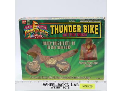Thunder Bike W/ Pink Ranger MMPR Power Rangers 1994 Bandai Action Figure Vehicle