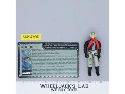 Ghostrider V1 100% Complete 1988 G.I. Joe Hasbro Vintage Action Figure