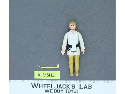 Luke Skywalker Farmboy OLIVE BROWN HAIR 100% Complete Star Wars 1977 Kenner
