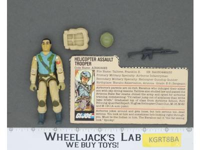 Airborne V1 100% Complete G.I. Joe 1983 Hasbro Vintage Action Figure