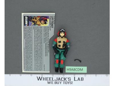 Lift-Ticket V1 100% Complete 1986 G.I. Joe Hasbro Vintage Action Figure