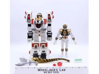 White Tigerzord W/ White Ranger Power Rangers 1994 Bandai Action Figure