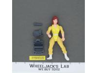 April O'Neil Blue Stripe Teenage Mutant Ninja Turtles TMNT 1988 Playmates Figure