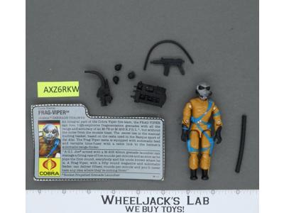 Frag Viper V1 100% Complete 1989 G.I. Joe Hasbro Vintage Action Figure