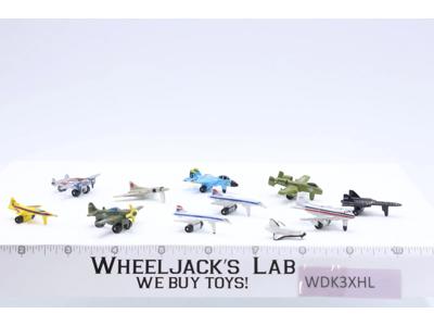 Lot of 11 Jets/Airplanes/Planes 1988-89 Vintage Galoob Micro Machines