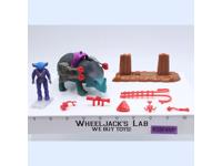 Monoclonius W/Mako Dino Riders 1989 Tyco Toys Vintage Action Figure