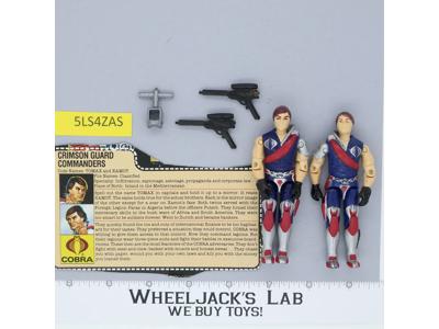 Tomax & Xamot V1 100% Complete G.I. Joe 1985 Hasbro Vintage Action Figure