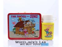 Pink Panther and Sons with Thermos 1984 Thermos United Artists Metal Lunch Box