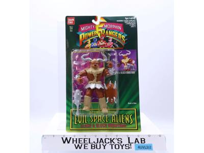 Slash & Block Minotaur Mighty Morphin Power Rangers 1994 Bandai NEW SEALED