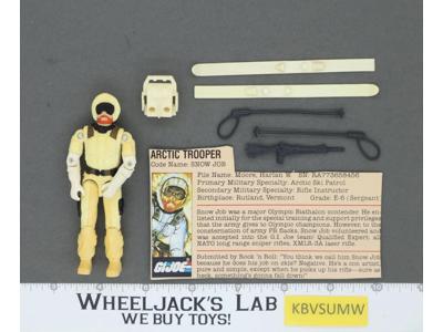 Snow Job V1 100% Complete G.I. Joe 1983 Hasbro Vintage Action Figure
