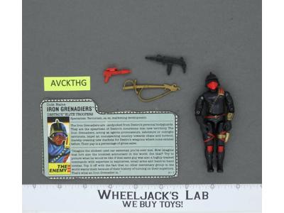 Iron Grenadiers V1 100% Complete G.I. Joe 1988 Hasbro Vintage Action Figure