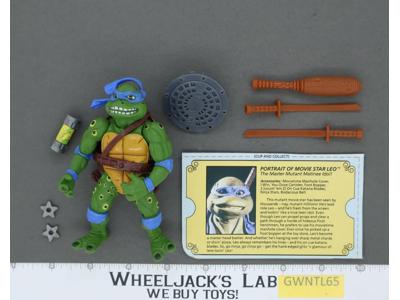 Movie Star Leo 100% Complete Teenage Mutant Ninja Turtle 1992 Playmates Vintage