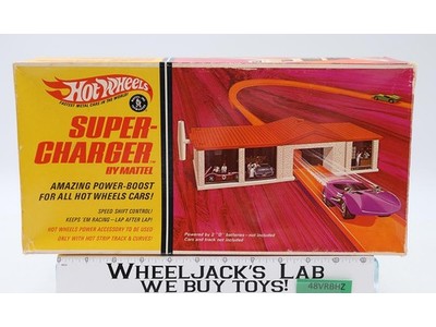 Super-Charger Hot Wheels 1968 Mattel Vintage Power Boost Accessory NEW MIB