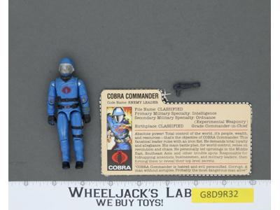 Cobra Commander V1.5 100% Complete G.I. Joe 1983 Hasbro Vintage Action Figure