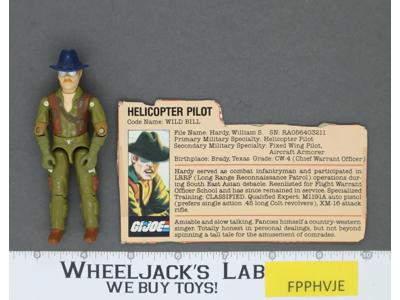 Wild Bill V1 100% Complete G.I. Joe 1983 Hasbro Vintage Action Figure