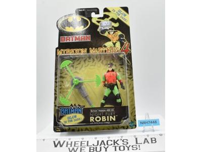 Night Fury Robin Batman Mission Masters 4 Batman NEW MOSC Hasbro 2001