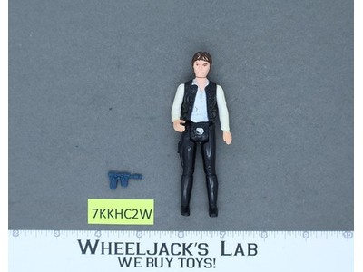 Han Solo BIG HEAD 100% Complete Star Wars 1977 Kenner Action Figure NO REPRO
