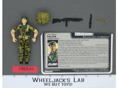 Falcon V1 100% Complete G.I. Joe 1987 Hasbro Vintage Action Figure
