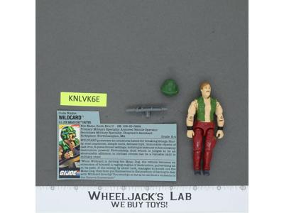 Wild Card V1 100% Complete 1988 G.I. Joe Hasbro Vintage Action Figure