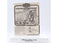 Star Destroyer Playset Instructions Manual ORIGINAL Star Wars 1980 Kenner